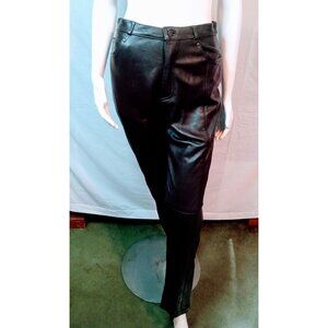 Vintage 90's Reflection by Spiegel  Women's Brown Leather Pants